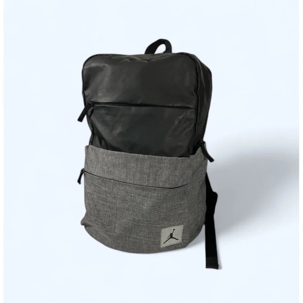 Nike Air Jordan Jumpman Black/Gray Backpack Mens Laptop Storage Gym School
